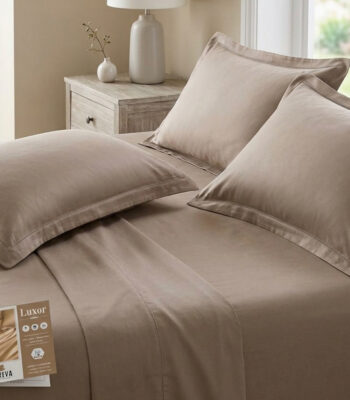 Luxor Cotton King Size Bedsheet With Jaali Work On Pillowcases – Soft & Elegant